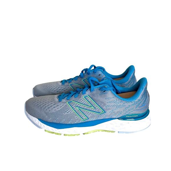 New Balance Fresh Foam 880v11 Womens Sneakers Size 9 Gray Blue Athletic Running - Picture 3 of 9